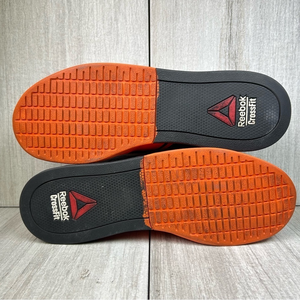 Reebok CrossFit Lifter 2.0 Weight Training Sneaker Orange Athletic Mens Size 10 - Picture 9 of 11
